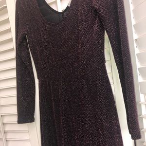 Purple sparkly dress